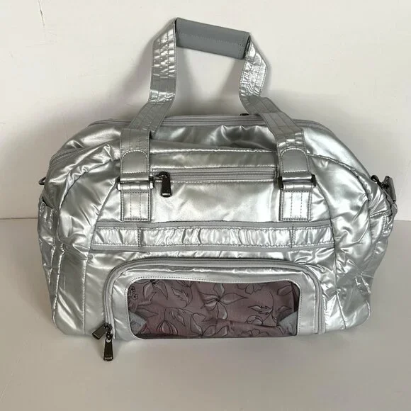 Lug Propeller 2 Overnight Travel Bag Metallic Silver Overnight/Weekender Bag - Picture 14 of 16